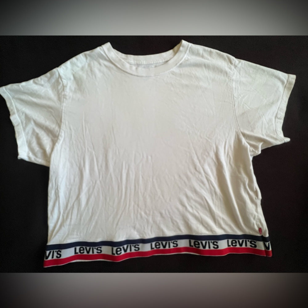 Levi’s Brand Logo Band Retro Vintage Unisex T-shirt RARE! Unisex